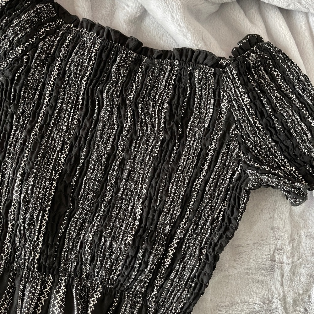 Black Ruched Jumpsuit